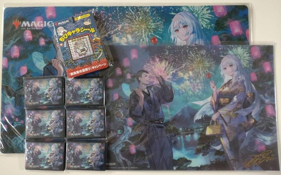 MTG 放浪皇の夏祭りプレイマットスリーブセット藤ちょこ