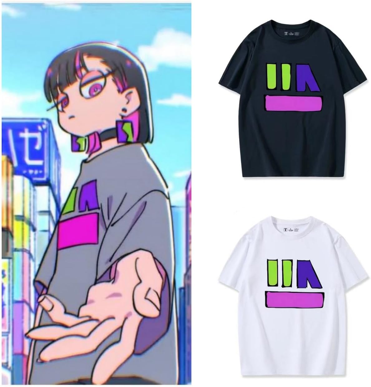 ずっと真夜中でいいのに。 ACAねちゃん 毛布Tシャツ XL ずとま