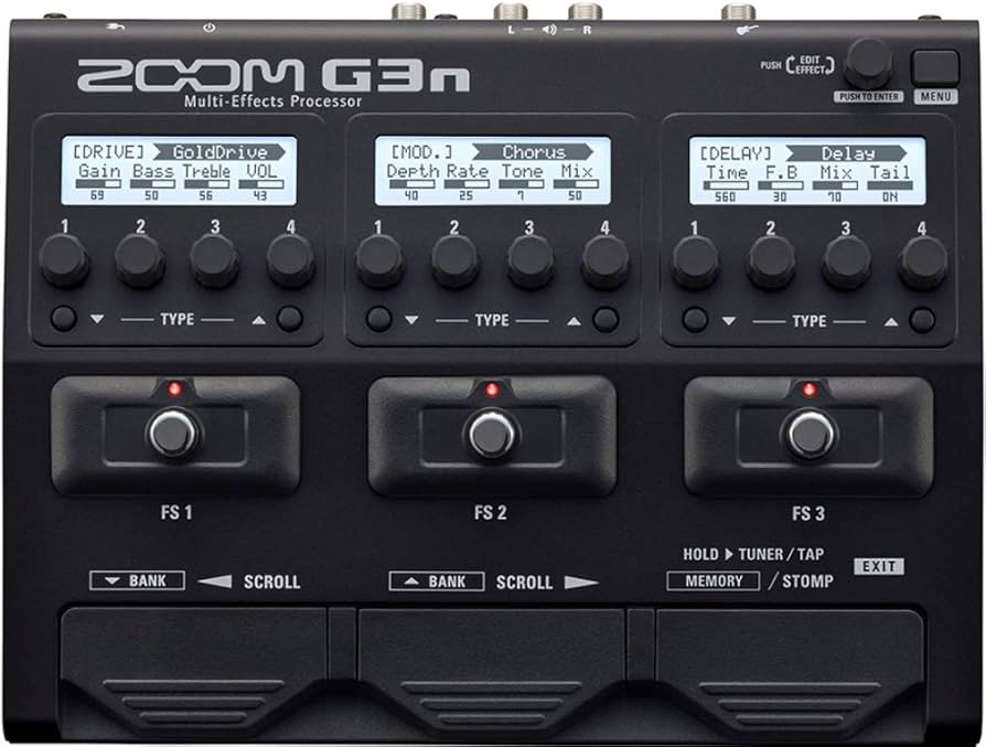 Amazon.com: Zoom G3n G-Series Multi-Effects Processor for Guitar