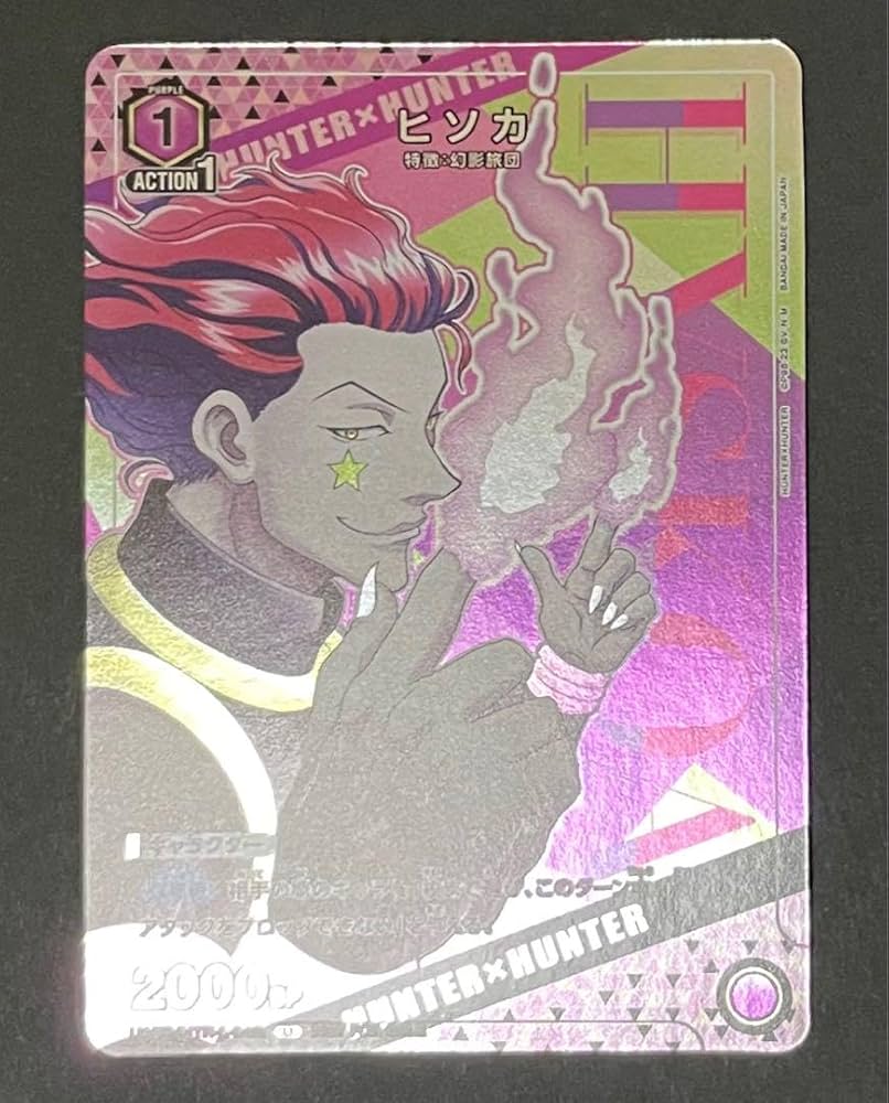 HUNTER×HUNTER 113 ヒソカ のカード HUNTER×HUNTER 113 ヒソカ の