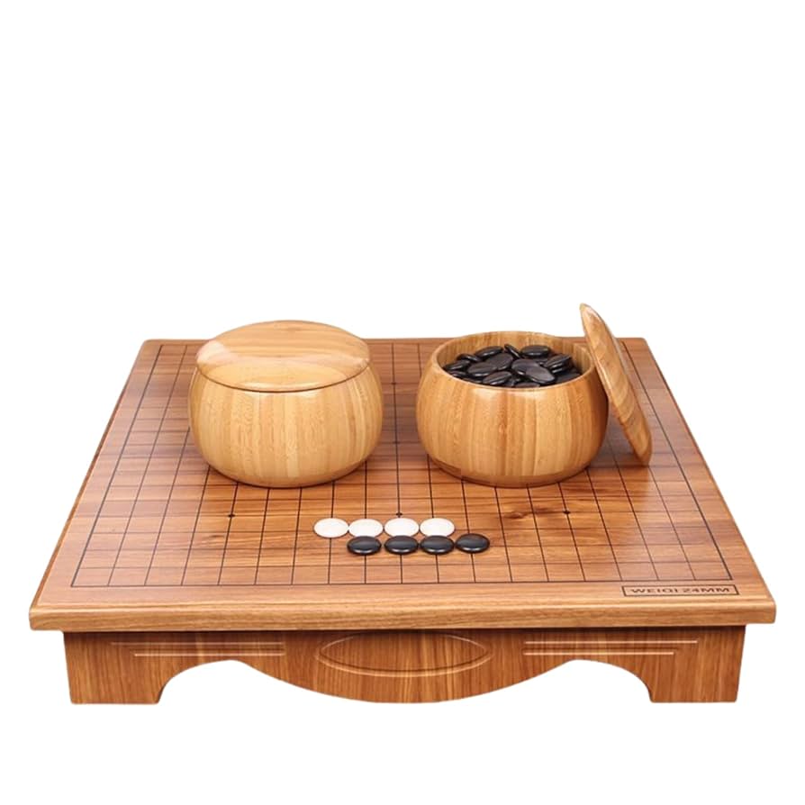 碁盤 蛤 那智黒 碁石セット 大正時代 脚付き へそ有り 囲碁セット 木製