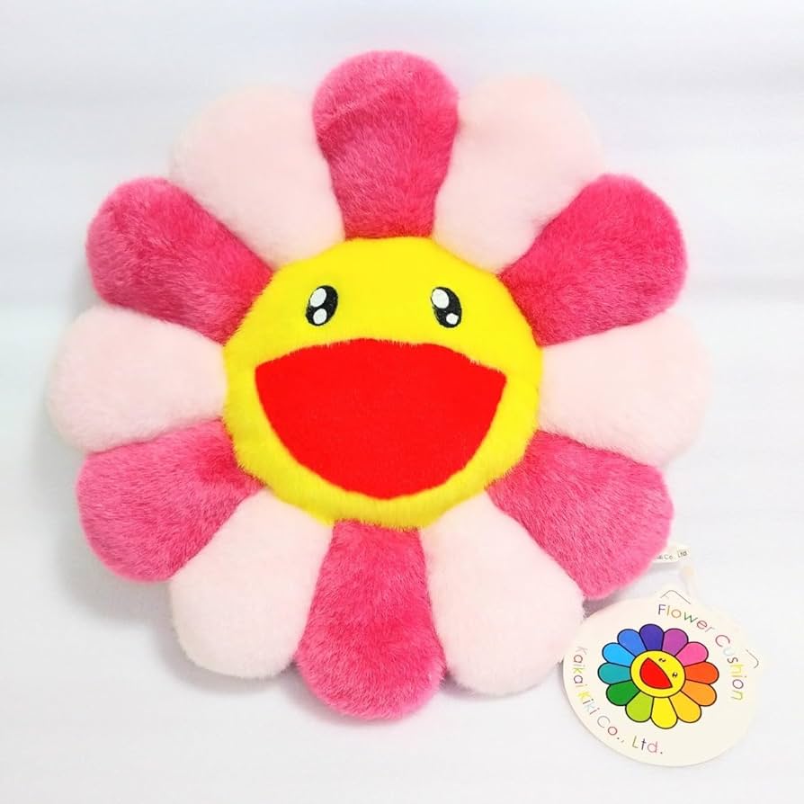 BLACKPINK MURAKAMI 村上隆 カイカイキキ お花 クッション M1