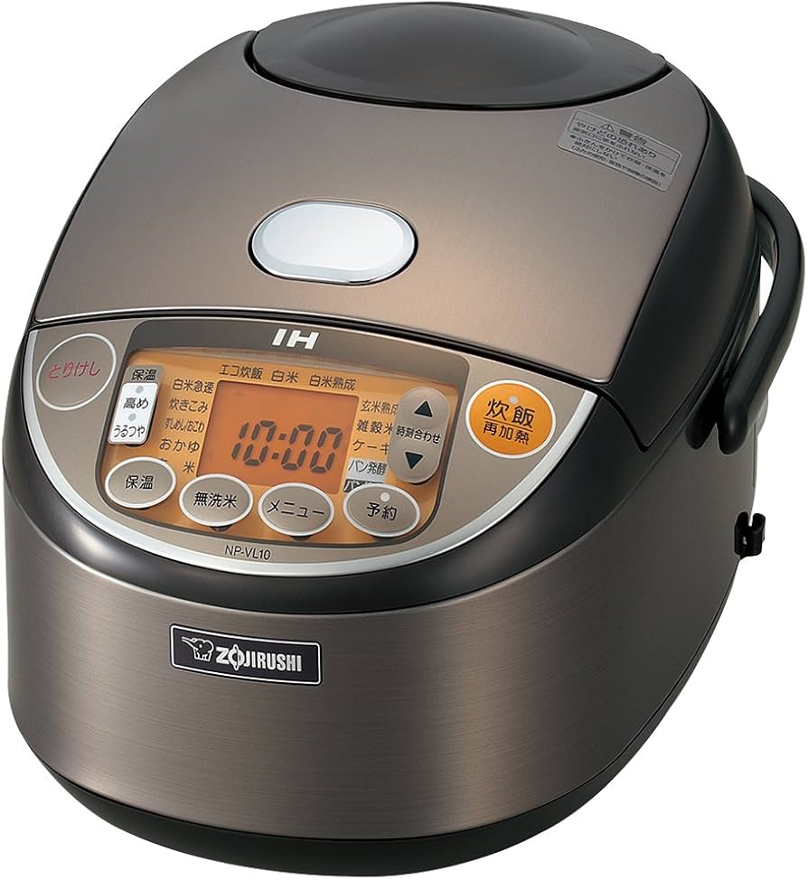 炊飯器 NP-V10 シルバー 極め炊き® 圧力IH炊飯ジャー NP-ZX10・18