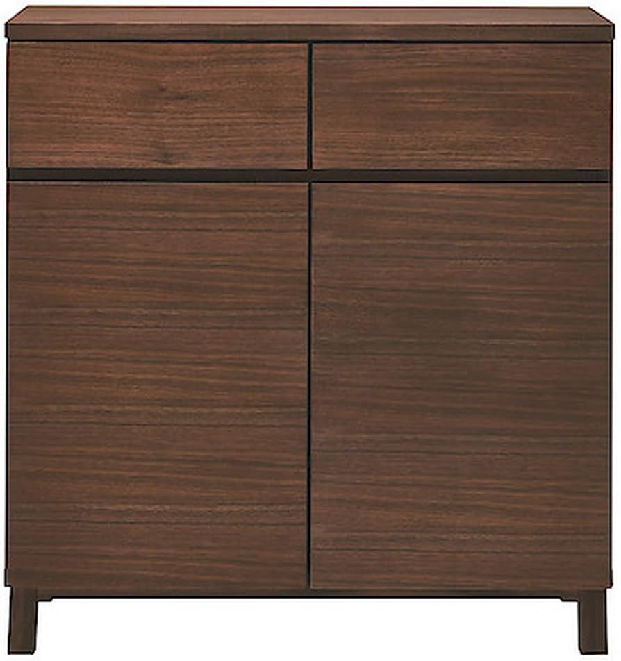 無印良品/MUJI ウォールナット材 キャビネット 80cm ZR24319 無印良品
