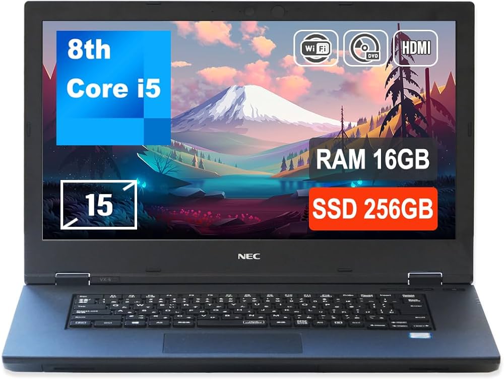 NEC i5 第8世代 SSD256GB Win11システム正規適合 新年大特価