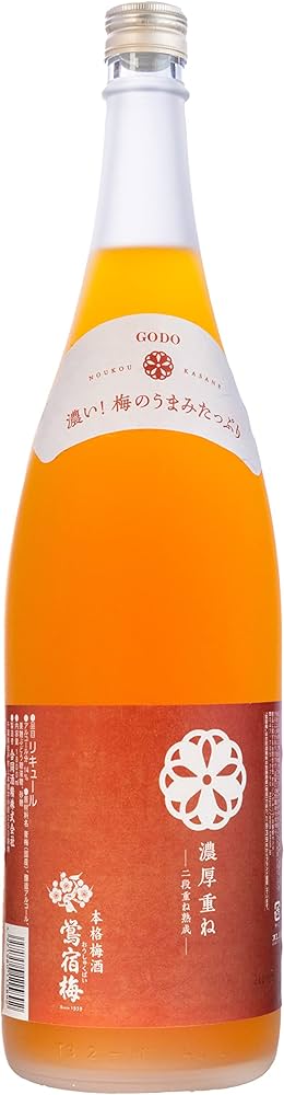 Amazon.co.jp: 合同酒精 梅酒 鴬宿梅(おうしゅくばい) 濃厚重ね [梅酒