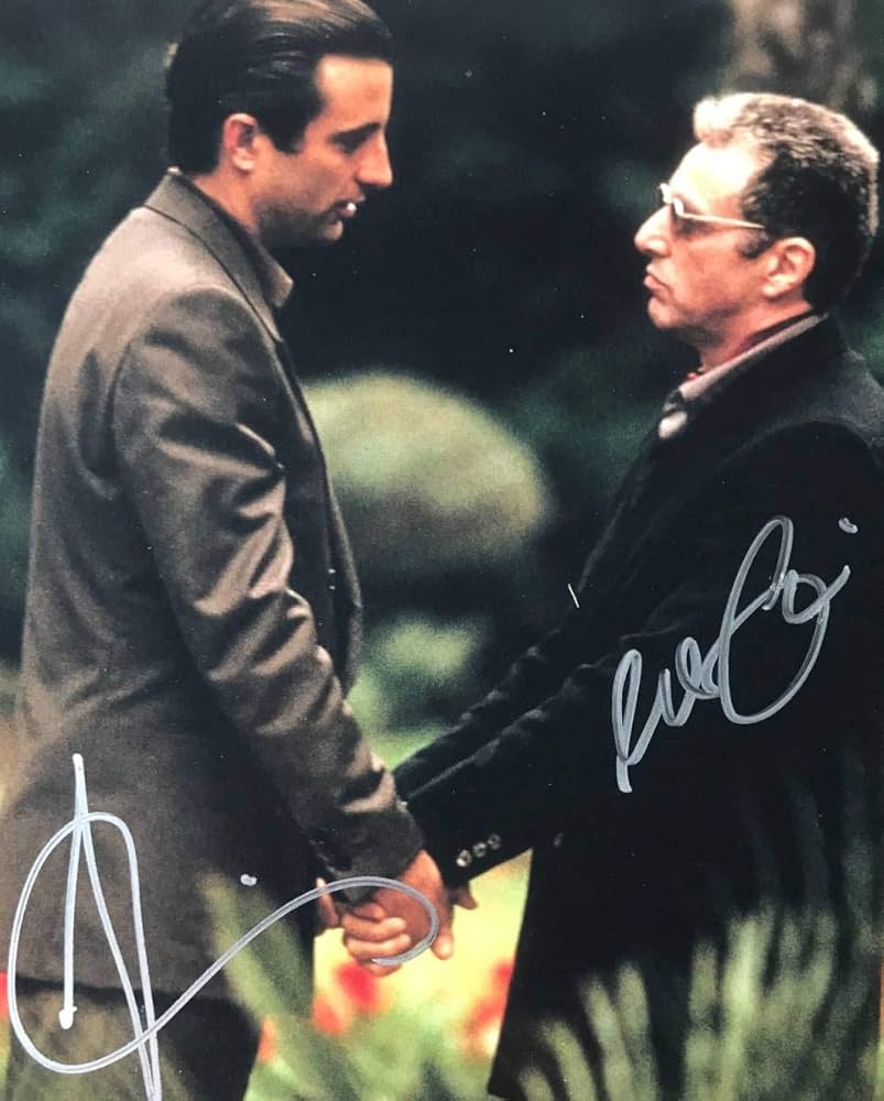 直筆サイン入り写真 アンディ・ガルシア 俳優 失われた都市 SA鑑定済