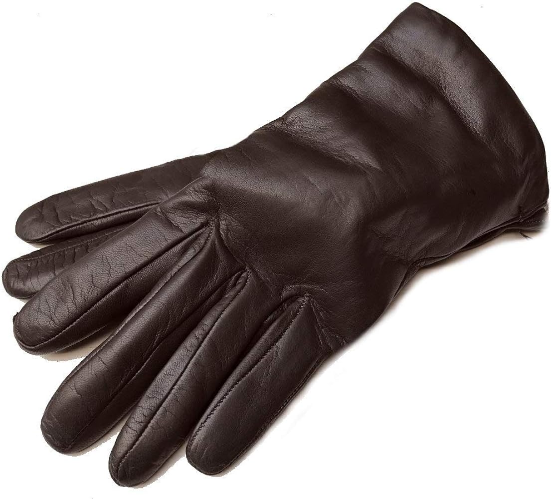 着用少なめ】厳選ペッカリー素材/RESTELLI製レザー手袋8 1/2メンズ