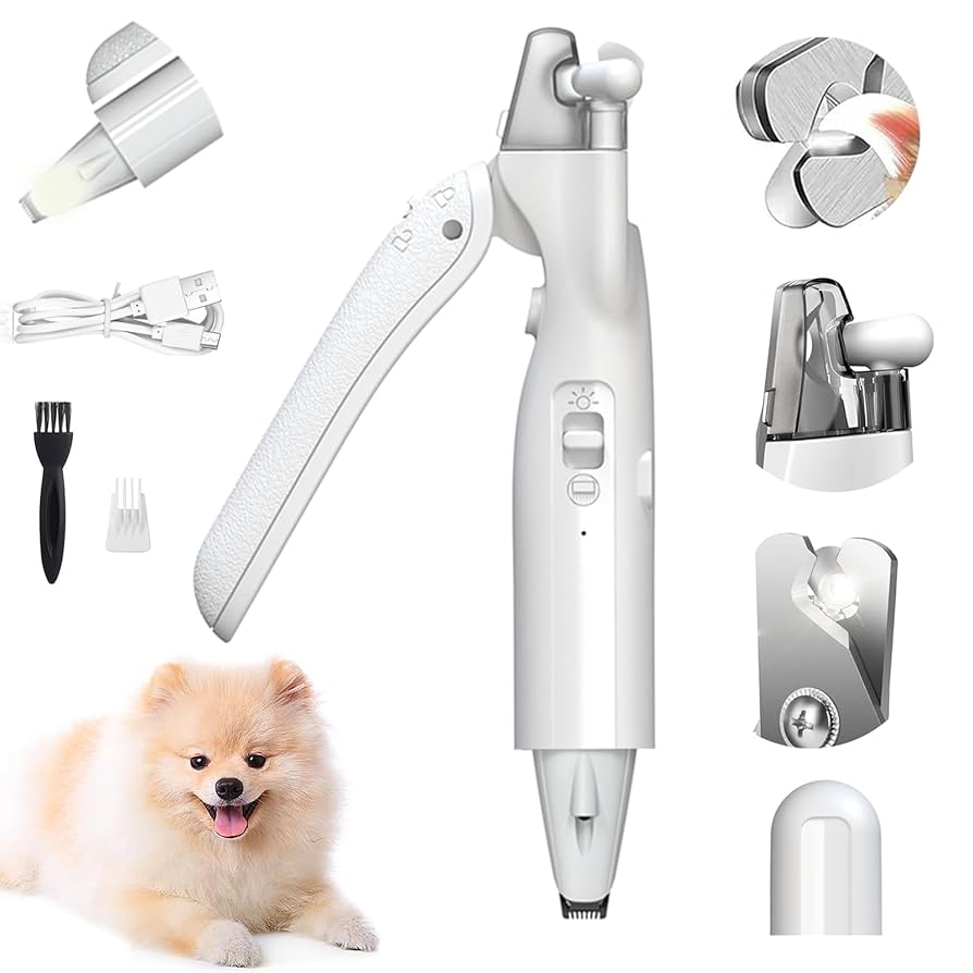 犬用バリカン 電動犬猫爪切り LEDディスプレイ付き グルーミング 2023