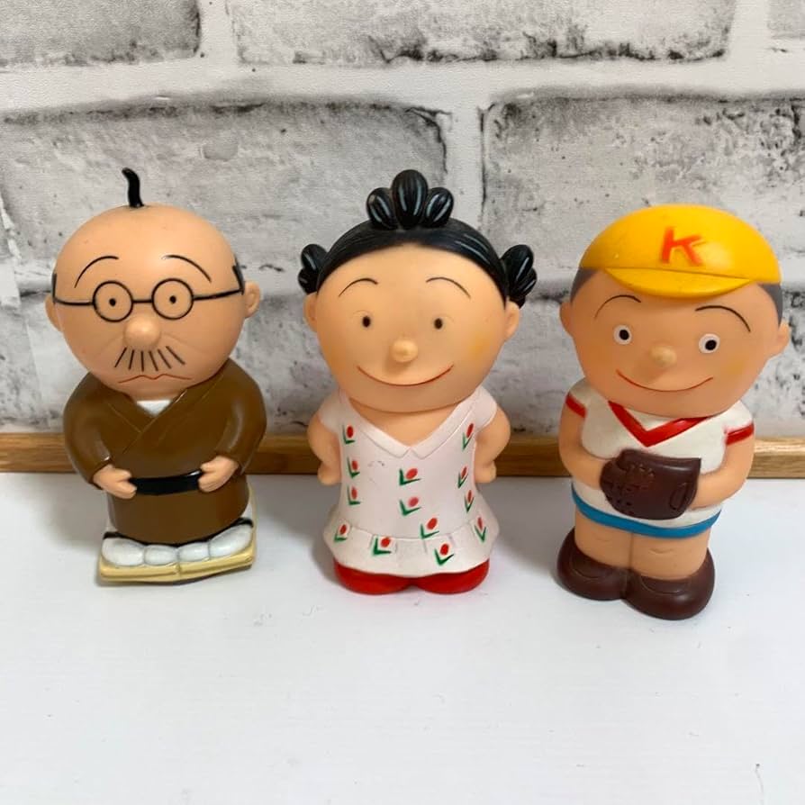 サザエさん 貯金箱 フィギュア 一家(7体)