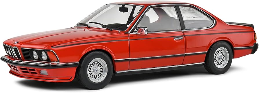 Amazon.com: SOLIDO 1:18 BMW 635 CSI (E24) Red 1984 : Toys & Games