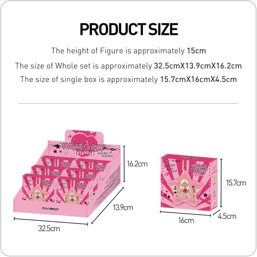 Amazon.co.jp: POP MART Peach Riot Rush Hour ミニバッグ シリーズ