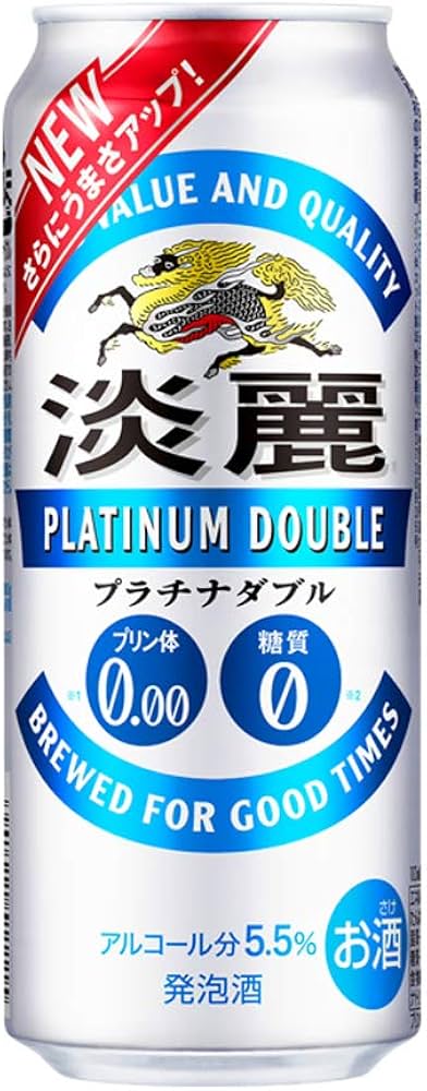 Amazon.co.jp: キリン 淡麗プラチナダブル [缶] 500ml x 24本 (ケース