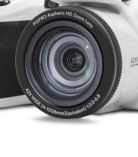 Amazon.com : KODAK PIXPRO AZ425-WH 20MP Digital Camera 42X Optical