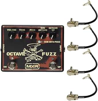 Amazon.com: MXR SF01 Slash Octave Fuzz Effects Pedal Bundle with 4
