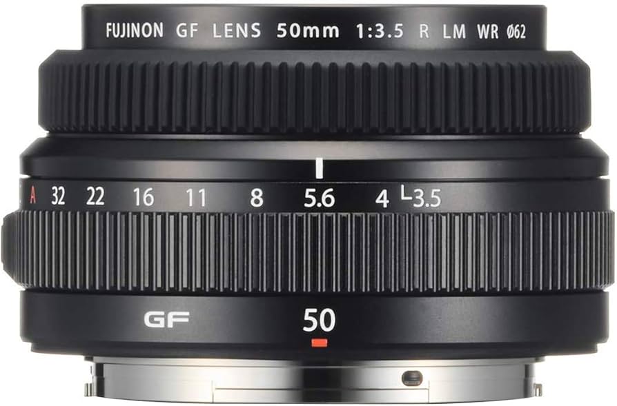 Amazon.com : Fujifilm Fujinon GF50mmF3.5 R LM WR - Black : Electronics