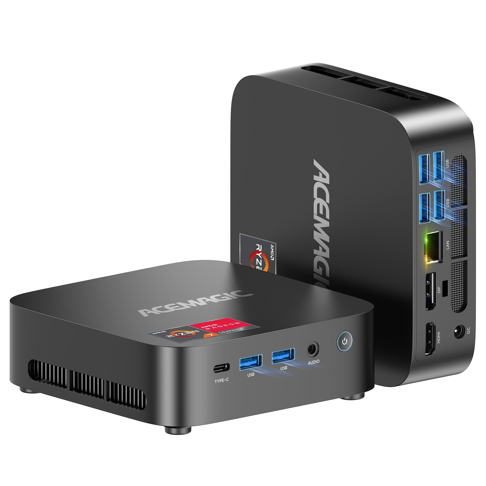 Amazon.com: ACEMAGICIAN Kron Mini K1 Mini PC Gaming, AMD Ryzen 5