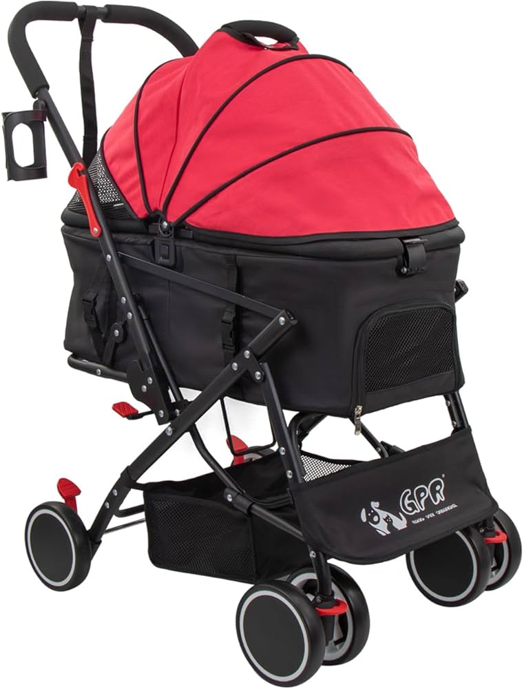 Amazon | GPR 3WAY 分離 自立式 ペットカート 犬用ベビーカー 犬