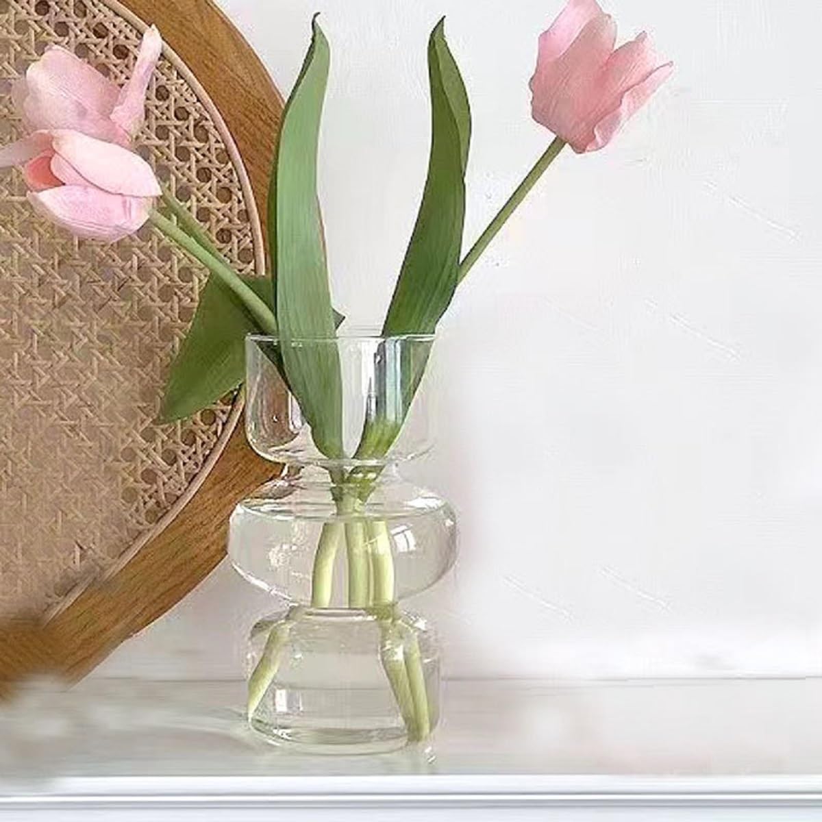 工芸ガラス マルティ―グラス 鯉の置物 一輪挿し 花瓶 オブジェ