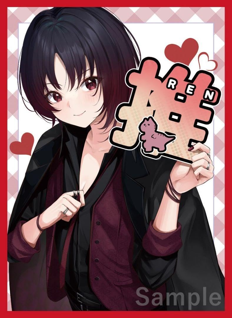 白詰草ぶいすぽスリーブプレイマット推し如月れん