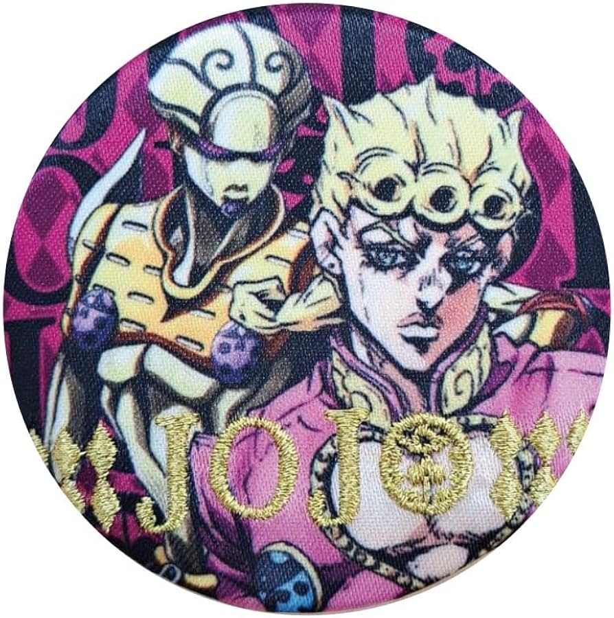 Amazon.co.jp: ジョジョの奇妙な冒険 刺繍缶バッジ ジョルノ