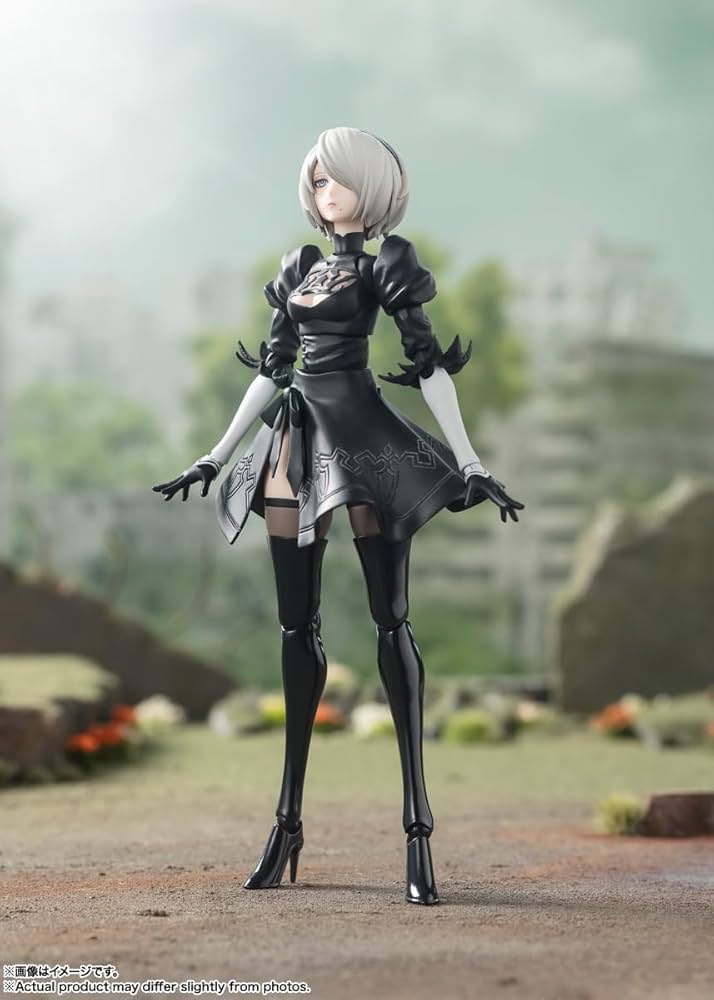 Amazon.com: TAMASHII NATIONS - NieR:Automata Ver1.1a - 2B, Bandai