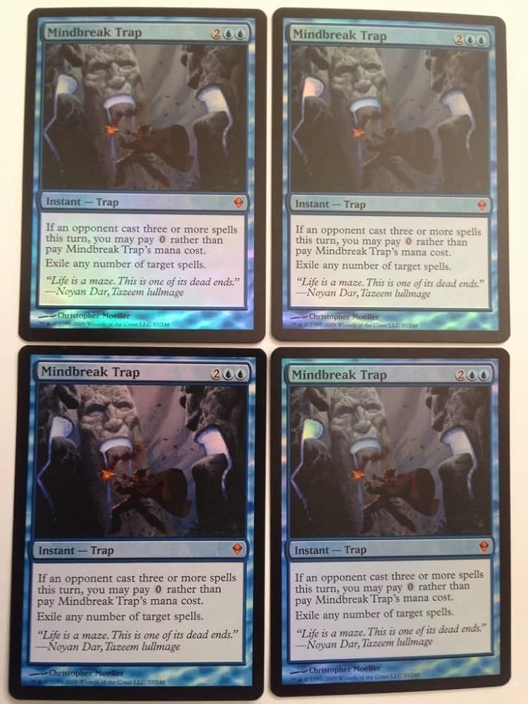 精神壊しの罠 英語 foil ゼンディカー MTG 精神壊しの罠/Mindbreak