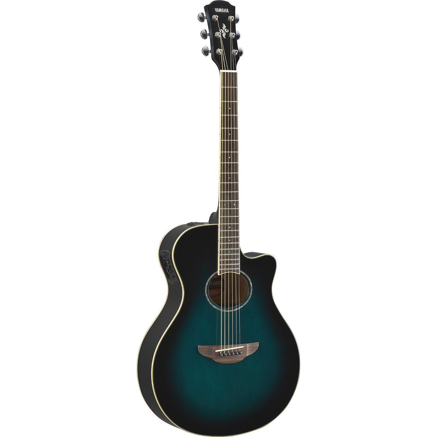Amazon.com: Yamaha APX600 OBB Thin Body Acoustic-Electric Guitar
