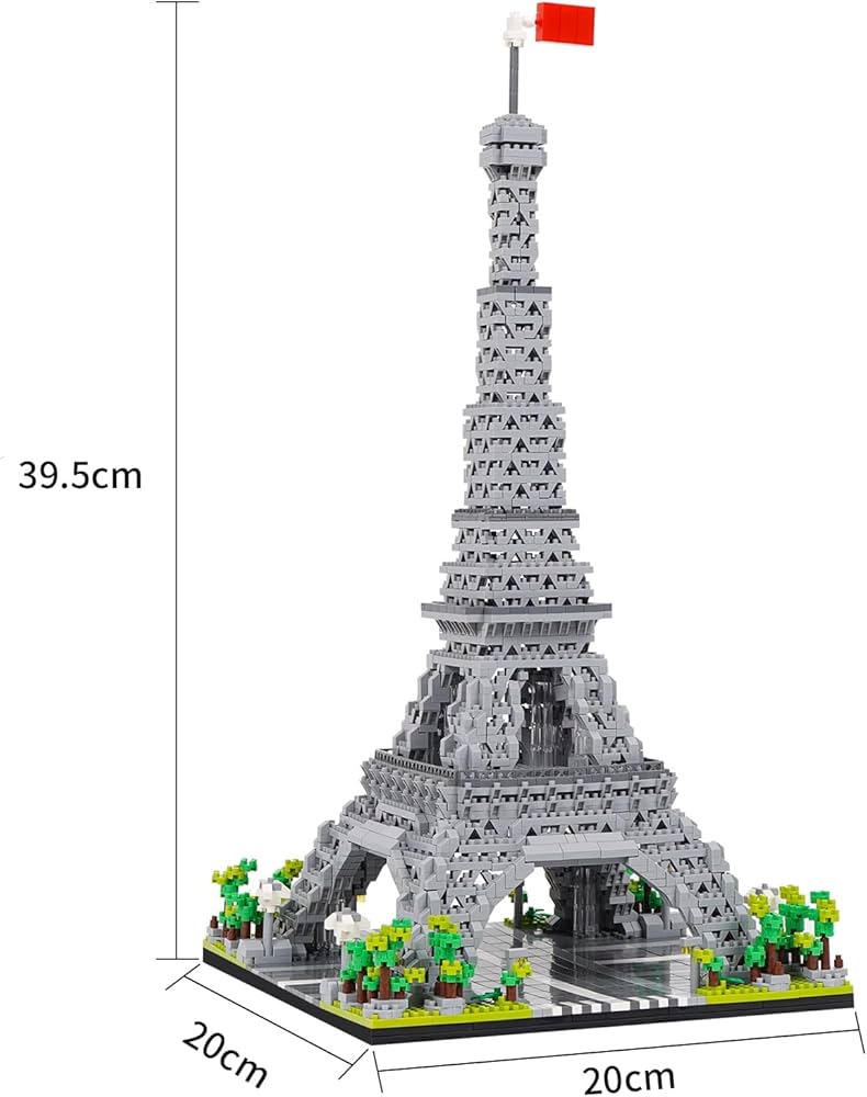 Amazon.co.jp: LULUFUN マイクロブロック エッフェル塔 ブロックセット