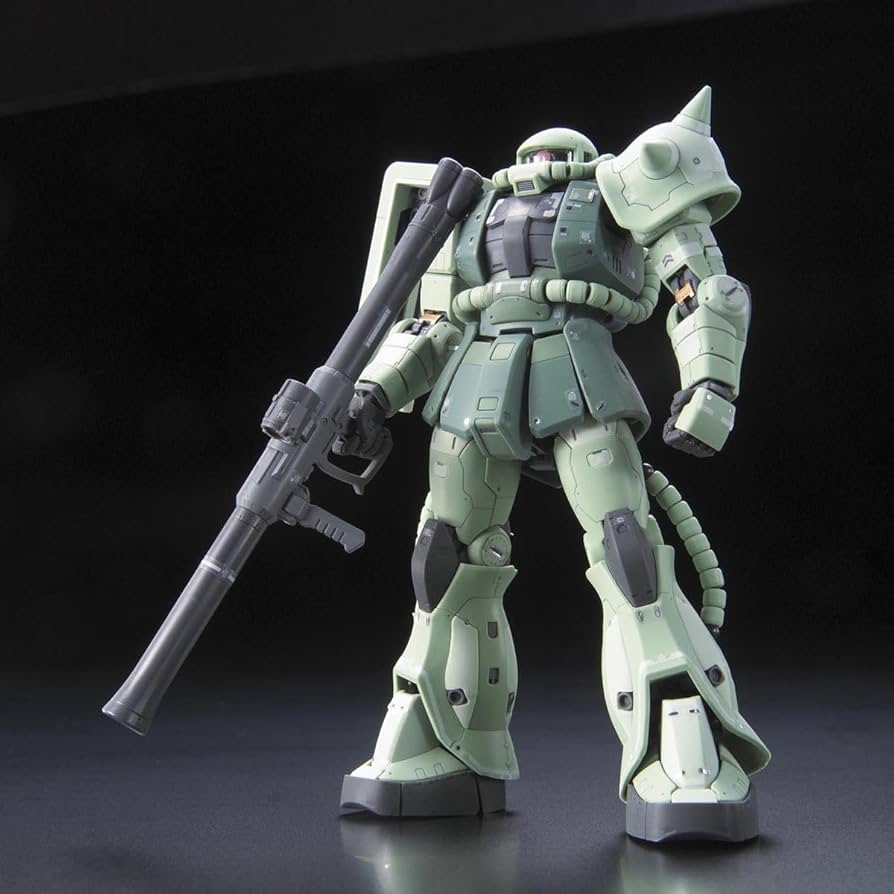 Amazon.com: RG Mobile Suit Gundam MS-06F Mass Production Zaku 1