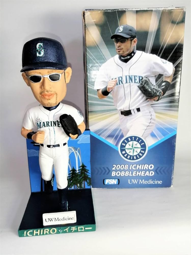 最高 【世界3000台限定品】イチロー MLB公式 ボブルヘッド イチロー