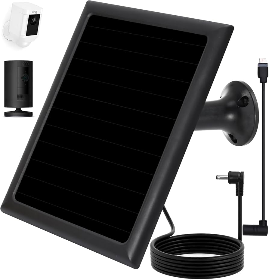 Amazon.com : Solar Panel Charger for Ring Camera, Compatible with