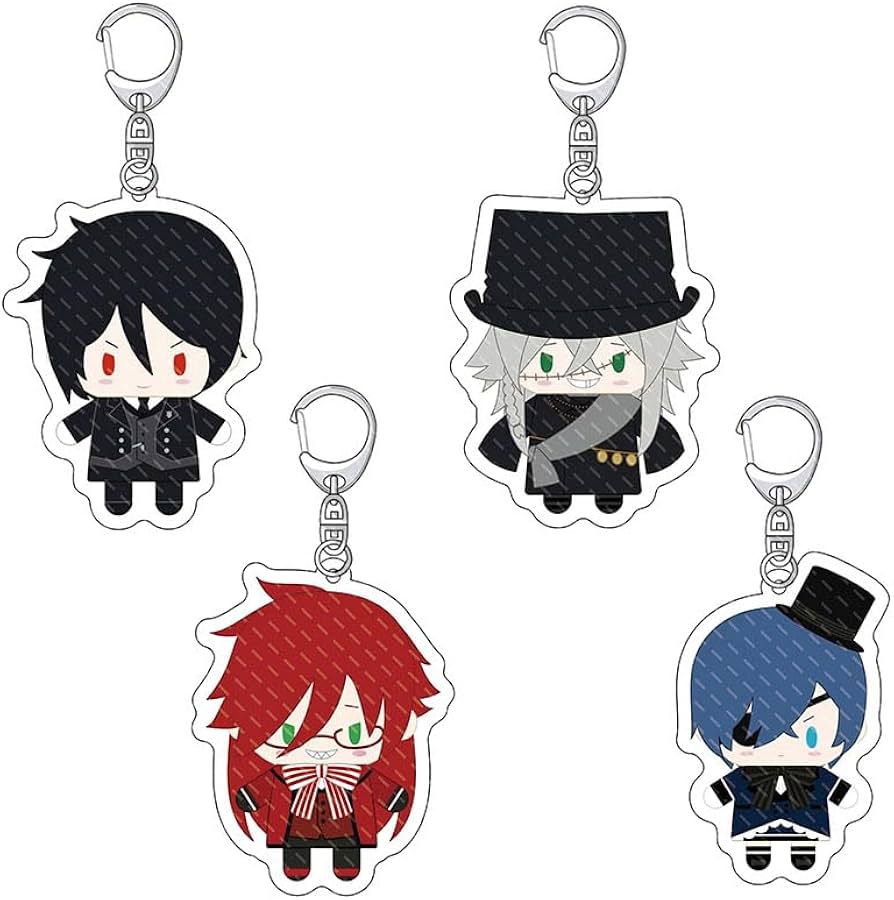 Amazon.co.jp: 黒執事 キーホルダー グッズ セット セバスチャン