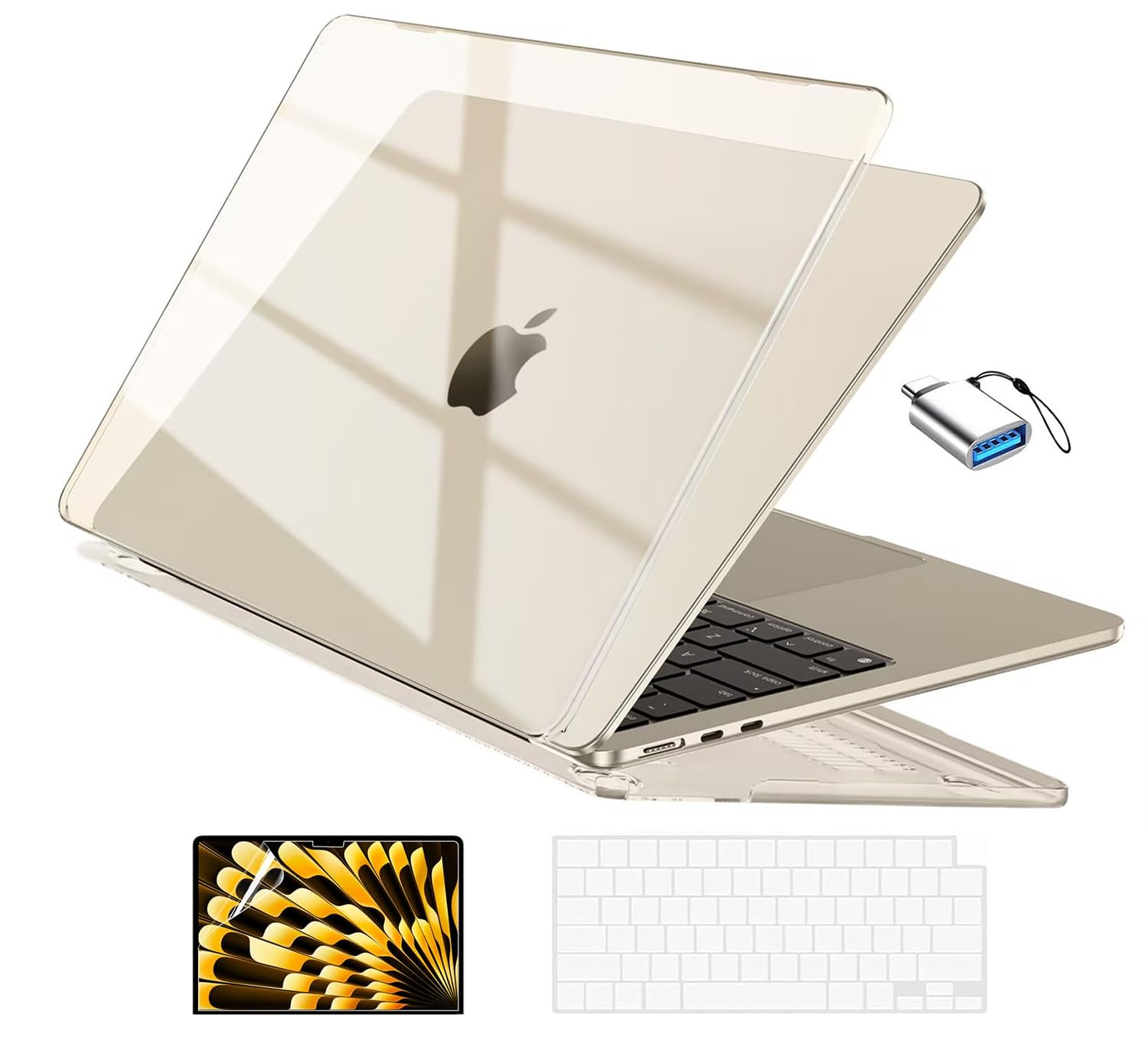 Amazon.com: EooCoo Compatible with MacBook Air 13 inch Case 2026