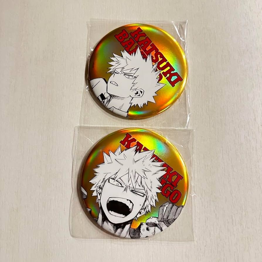 僕のヒーローアカデミア 爆豪勝己 オールスター缶バッジ JCS HAPPY