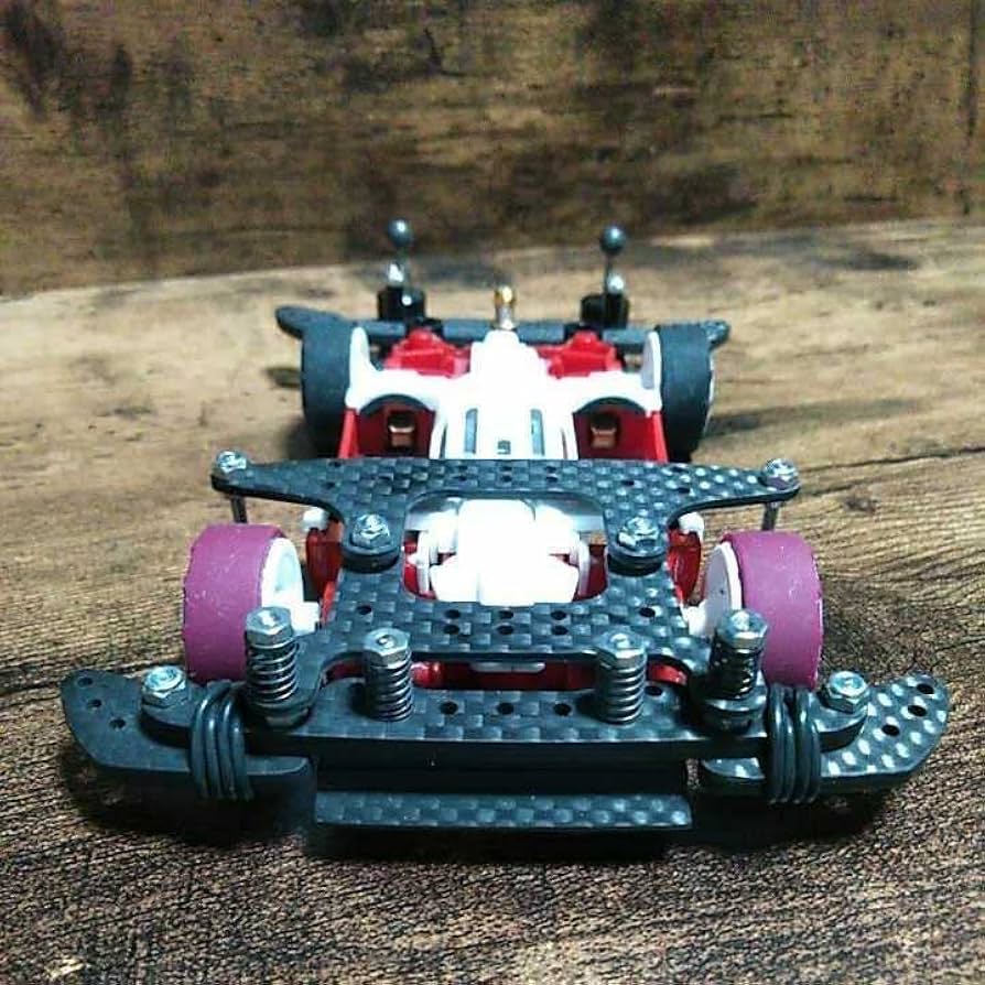 ミニ四駆・FM-A用】2軸ATピボットバンパー＋フロント提灯【30周年