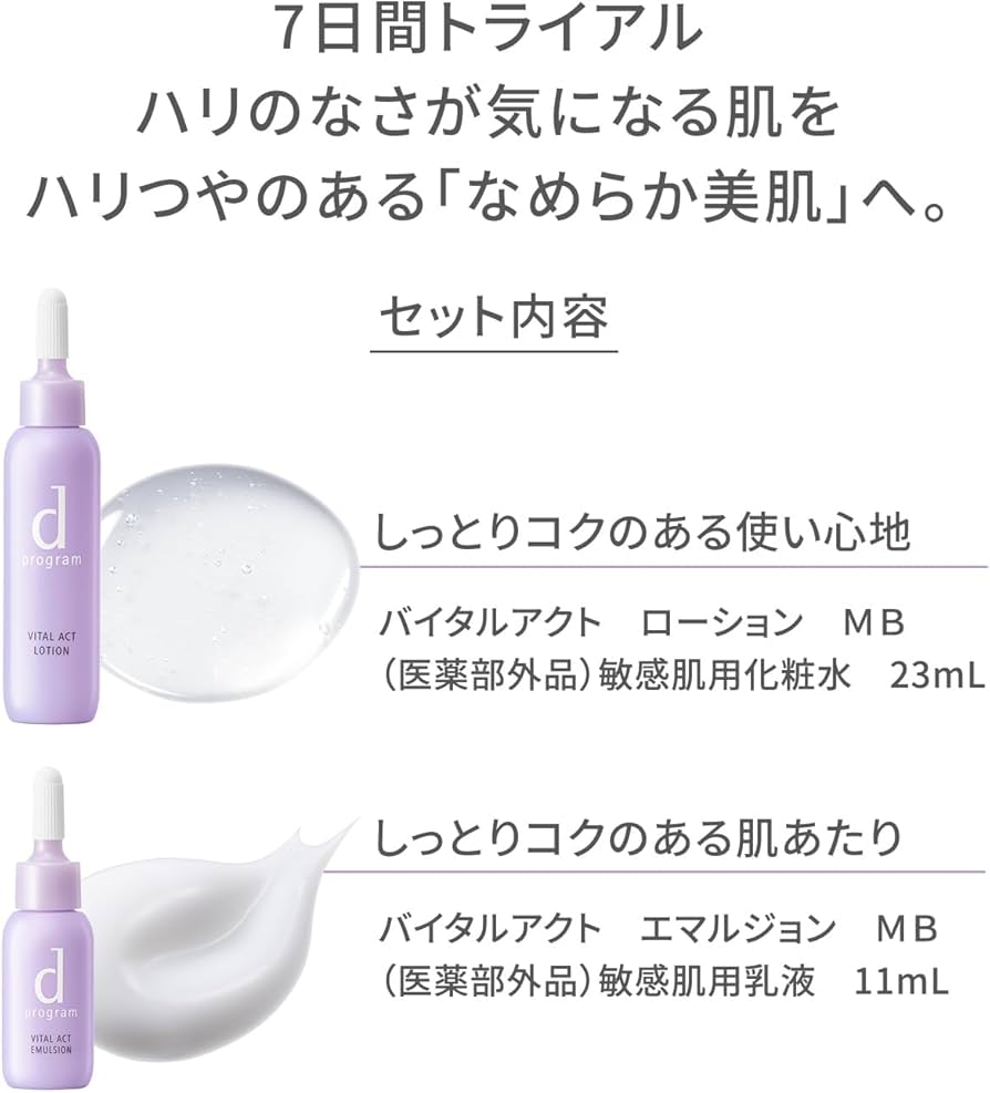 Amazon.co.jp: 【公式】 dプログラム バイタルアクト トライアルセット