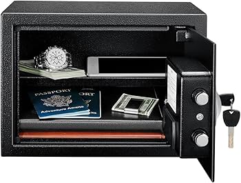 Amazon.co.jp: Amazonベーシック 金庫 家庭用 業務用 電子式 14L (幅