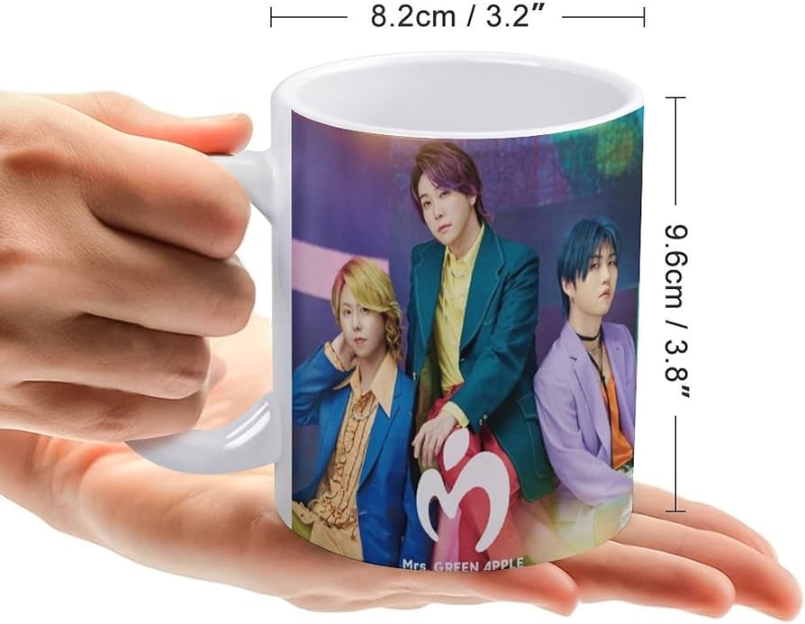 Amazon.co.jp: ミセス・グリーン・アップル マグカップ コップ 陶器