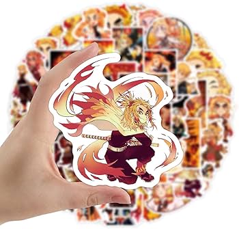 Amazon.co.jp: 「最新」for 鬼滅の刃 無限列車 煉獄杏寿郎 ステッカー