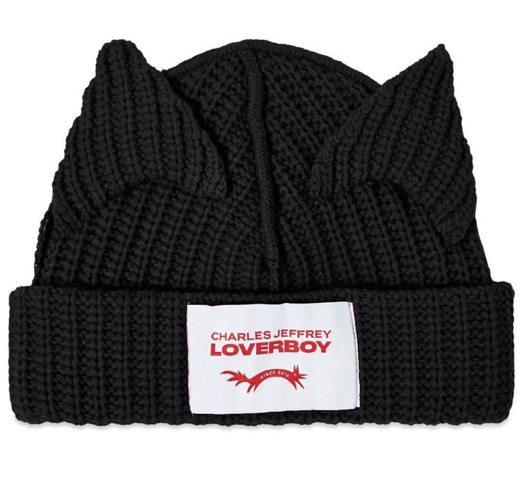 Amazon.co.jp: CHARLES JEFFREY LOVERBOY 猫耳 ニット帽ビーニー