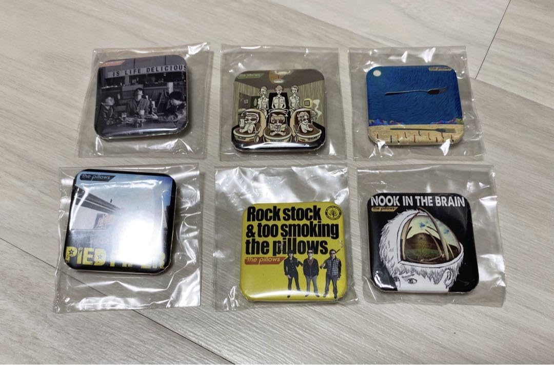 the pillowsCDジャケット缶バッジコンプリート16 種