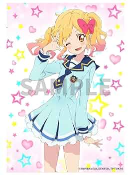 アイカツスターズ！ 白鳥ひめ ブロマイド プリント セブンイレブン