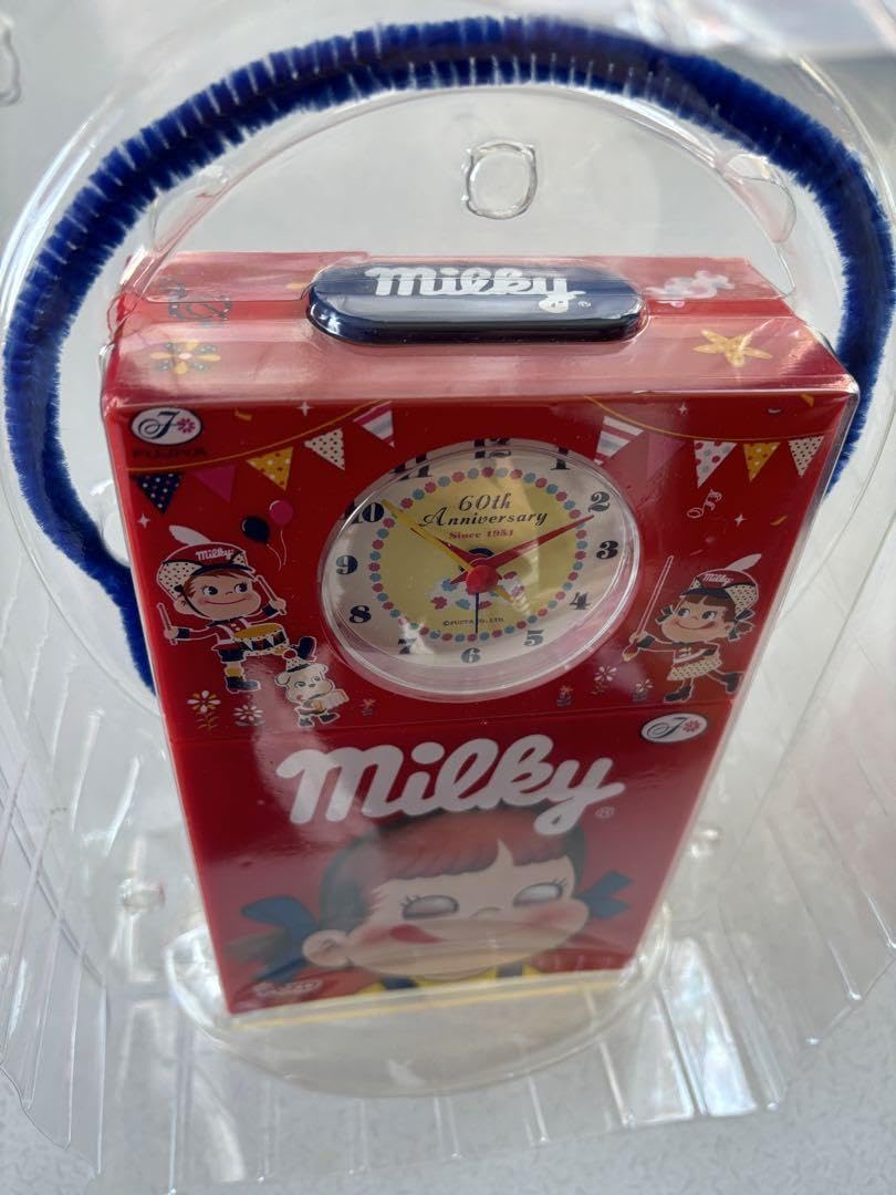 Amazon.co.jp: ミルキー ペコちゃん 60周年目覚まし時計 : ホーム