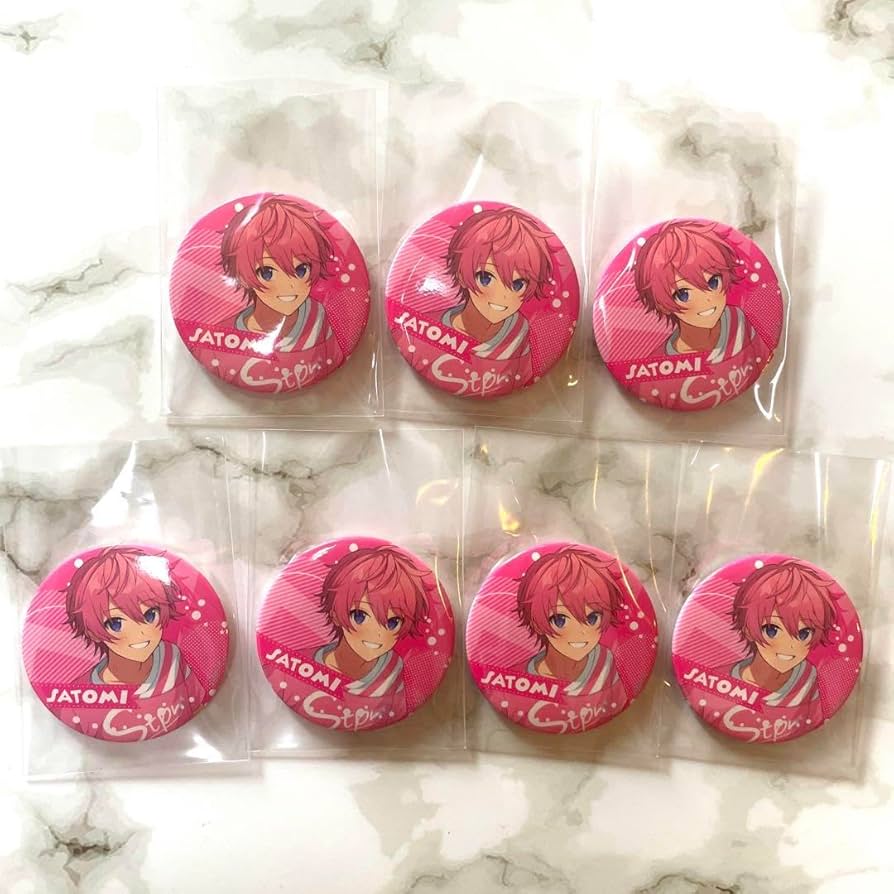 Amazon.co.jp: すとぷり2023summer缶バッジ さとみくん ふぁんみ 6UD6