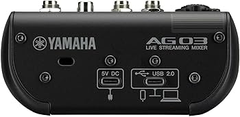 Amazon.com: Yamaha AG03MK2 Black 6-Channel Live Streaming Loopback