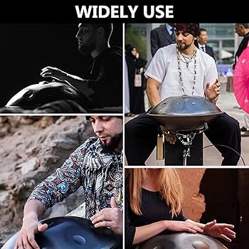 Amazon | ハンドパン d マイナー 打楽器（ゴールド - 432hz - 10音