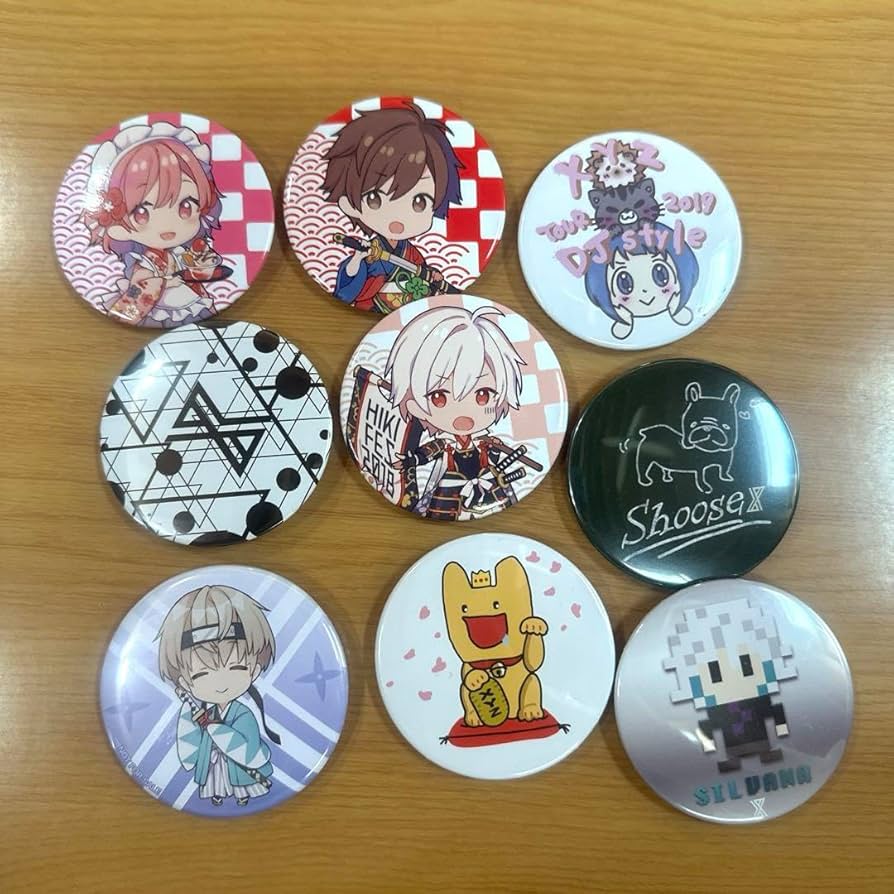 歌い手 缶バッチ まとめ売り バラ売り可 歌い手グッズ買取】 缶バッジ