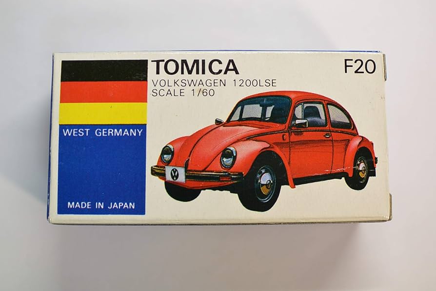 Amazon | トミカ 青箱 F20 フォルクスワーゲン 1200LSE 1/60