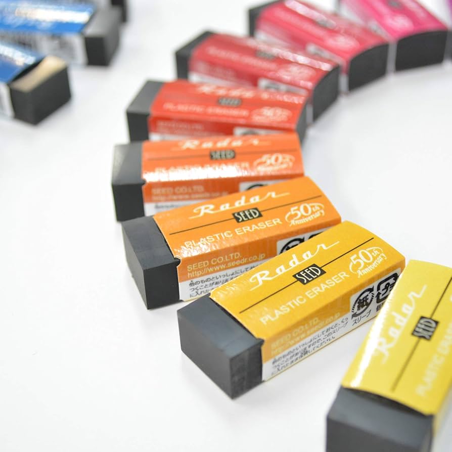 SEED(シード) 発売50周年記念記念50色レーダー2 消しゴム 限定 50周年記念